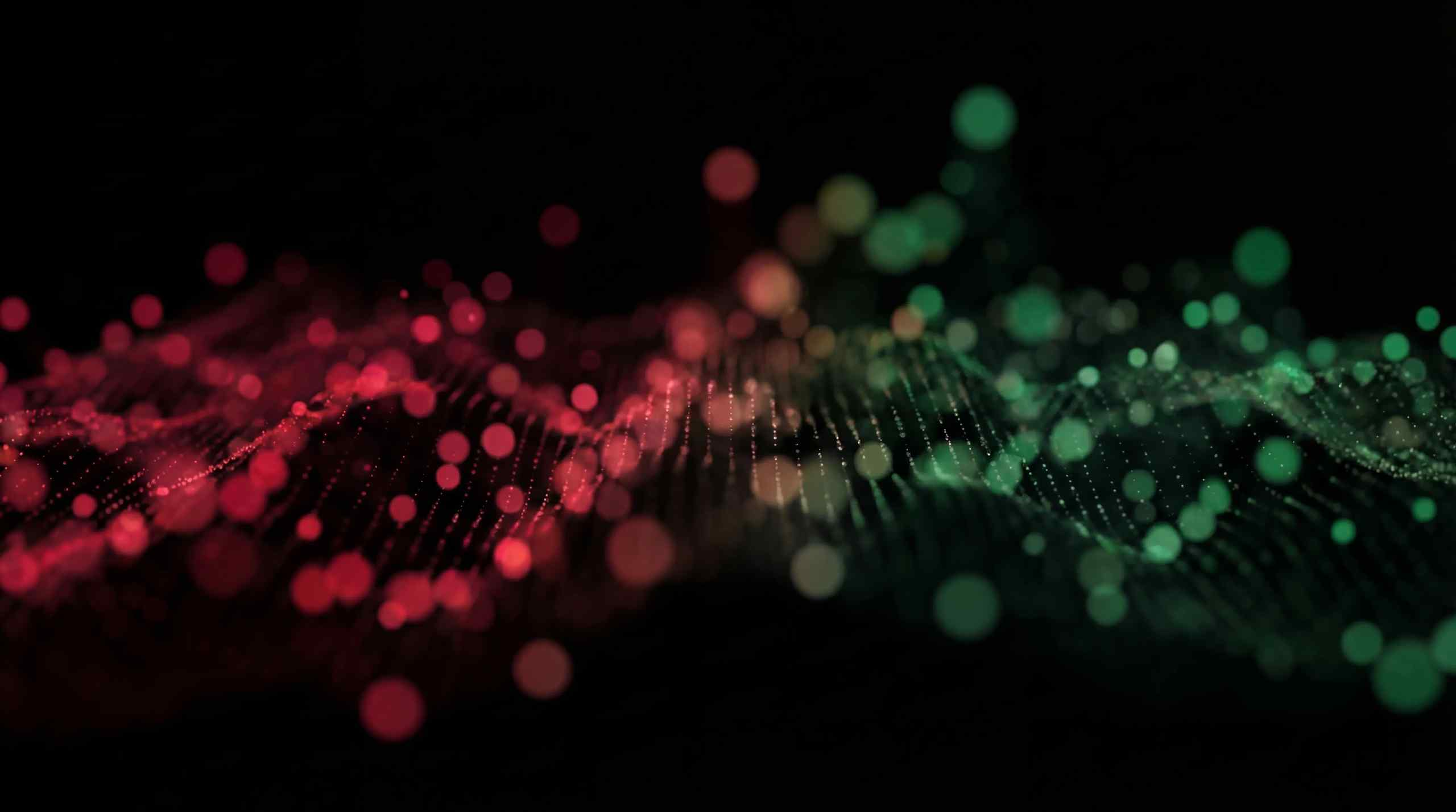 An illustration of data points over a long period of time.